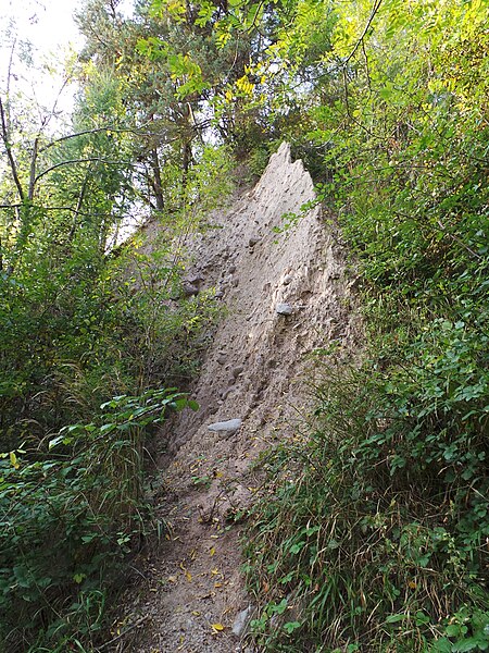 File:Piramidi di Segonzano - rocce.JPG