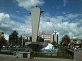 Monument to the Sun on the central square