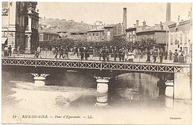 Carte postale Pont d'Egarande.