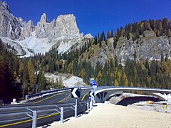 Le nouveau pont sur le Rudavoi.