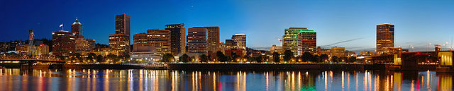 Panorama de Portland Night