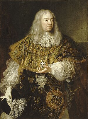 Portrait of Gabriel de Rochechouart, Duke of Mortemart wearing the Order of the Holy Spirit (Versailles, unknown artist).jpg