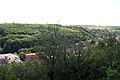 Čeština: Výhled z Pavího vrchu v Praze na Smíchově English: Lookout from Paví vrch hill in Prague-Smíchov, CZ