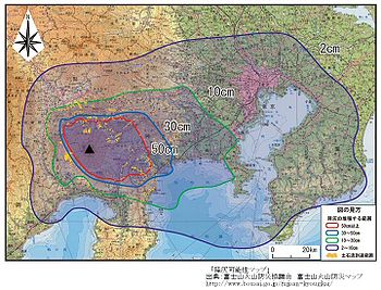 宝永大噴火: 概要, 被害と復興, 富士山の噴火史