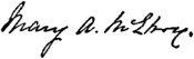 Presidents Mary A McElroy signature.png