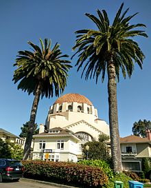 Presidio Terrace homes with Temple Emanu-El behind Presidio Terrace Emanu-El.jpg