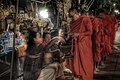 Procession of monks in Luang Prabang(Laos) III