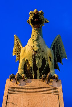 Dragon on the Dragon Bridge, Ljubljana