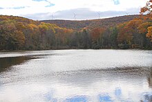 Pumping Station Reservoir from the north