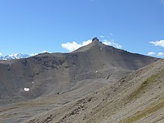 Punta Casana von Nordosten, vom Ostgrat des Piz Trupchun.