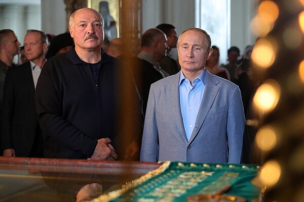 Putin and Lukashenko in the Valaam Monastery (2019-07-17) 03.jpg