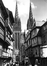 Kathedraal St. Corentin in 1980
