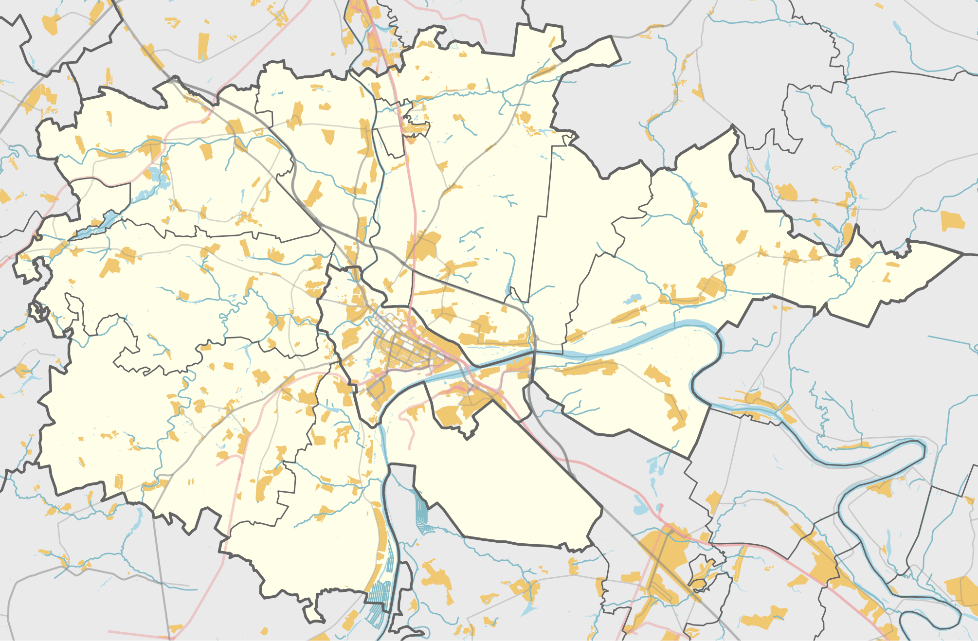 Коломна городской округ карта