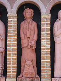 Statue of Carson at the Museo Rocsen, Nono, Argentina