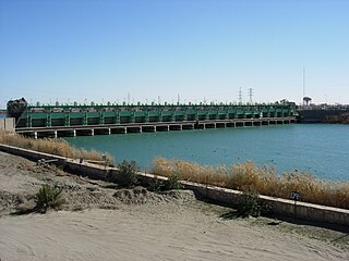 <span class="mw-page-title-main">Ramadi Barrage</span> Dam in Al Anbar Governorate, Iraq