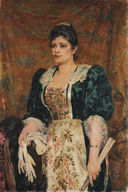 Retrato da actriz Virgínia (1893) - Ramalho Júnior (Museu Nacional Soares dos Reis).png
