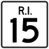 Route 15-Markierung