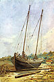 Marinha com Barco (1887) Museu Antônio Parreiras