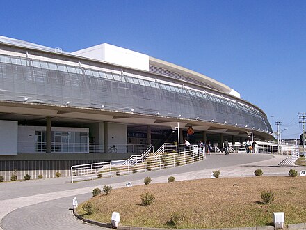 The modern bus terminal Ramos de Azevedo is Campinas' main terrestrian transport hub.