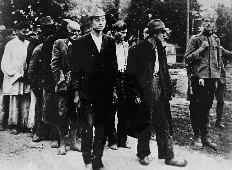 File:Romani escorted to execution, Serbia, 1941.jpg