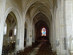 Interiör av Sainte-André-kyrkan