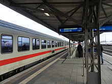 Eingefahrener Intercity nach Dresden Hbf