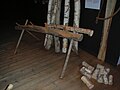 Sagbukk utstilt på Norsk skogmuseum på Elverum