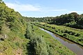 La Sélune depuis le pont de l'Yvrande en 2023, après destruction du barrage.