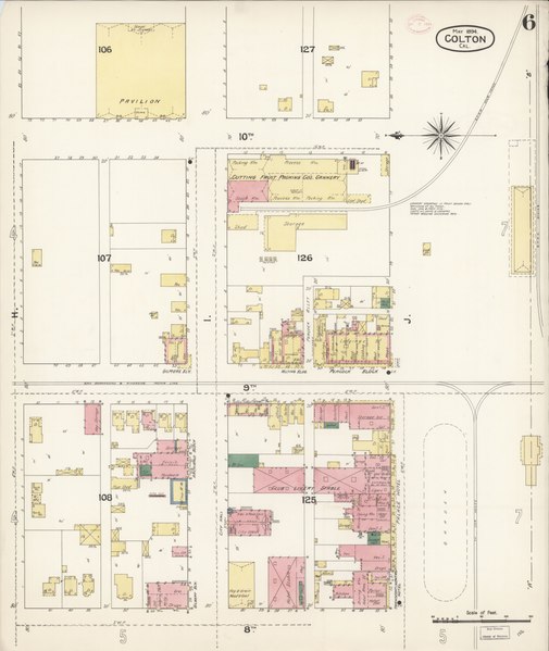 File:Sanborn Fire Insurance Map from Colton, San Bernardino County, California. LOC sanborn00474 005-6.tif