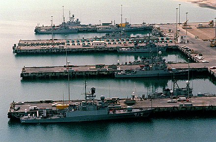 A view of King Abdul Aziz Naval base