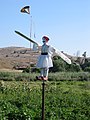 Scarecrow Dressed in Traditional Greek Clothing