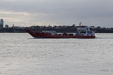 The Seamaster arriving at Wynyard Wharf Sealink Ferry Seamaster.jpg