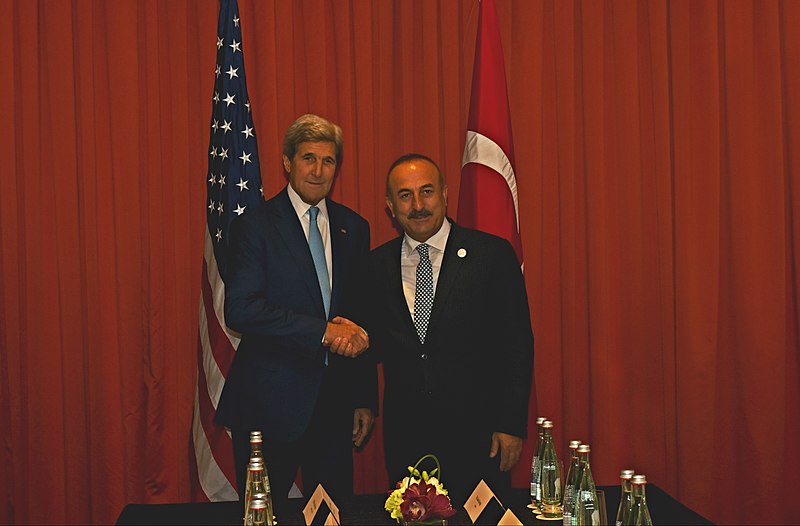 File:Secretary Kerry Shakes Hands With Turkish Foreign Minister Mevlut Before a Bilateral Meeting in Hangzhou.jpg