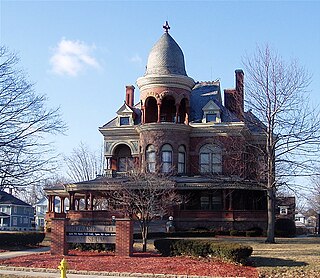 Seiberling Mansion building in Indiana, United States