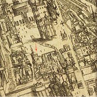 Sigismund's plan van Moskou, gegraveerd in 1610.