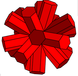 <span class="mw-page-title-main">Small dodecahemicosacron</span> Polyhedron with 30 faces