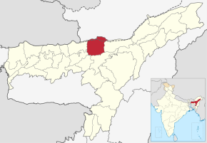 Kart over Sonitpur