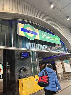 Shadwell DLR station