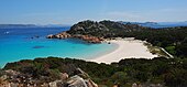 Budelli island in the Archipelago of La Maddalena