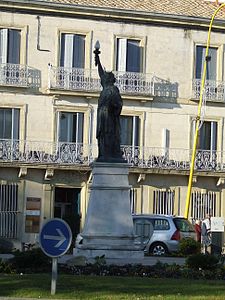 Reproduction de la Statue de la Liberté.