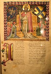 Image 60Statuta Mutine Reformata, 1420–1485; parchment codex bound in wood and leather with brass plaques worked the corners and in the center, with clasps. (from Medieval literature)