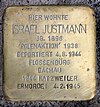 Stolperstein Borsigstr 16 (Mitte) Israel Justmann.jpg