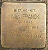 Stolperstein Johnsallee 63 (Iwan Franck), Hamburg-Rotherbaum.jpg