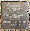 Stolperstein Kurfürstendamm 64 (Charl) Ida Bremer.jpg