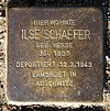 Stolperstein Loebellstr 6 (Zehld) Ilse Schaefer.jpg