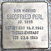 Stolperstein Nollendorfstr 13-14 (Schöb) Siegfried Perl.jpg