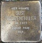 Stolperstein Suse Freudenthaler