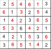 Matemática divertida/Mini-sudoku - Wikilivros