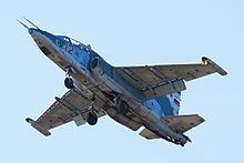 Su-25UTG mit Fanghaken für den Einsatz auf der Admiral Kusnezow