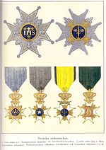 Thumbnail for Orders, decorations, and medals of Sweden